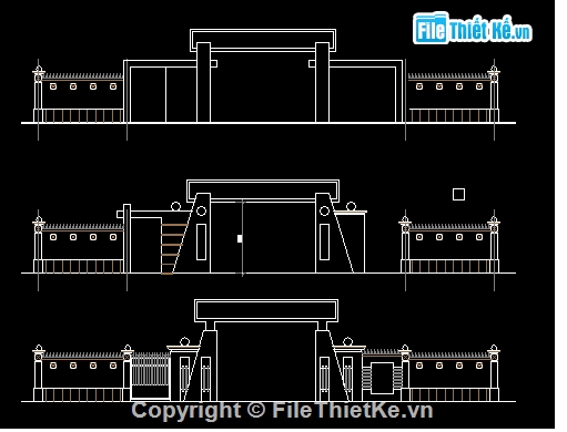 Bản vẽ,Bản vẽ mặt bằng,Bản vẽ autocad,Cổng hàng rào,mẫu hàng rào,file cad mặt bằng